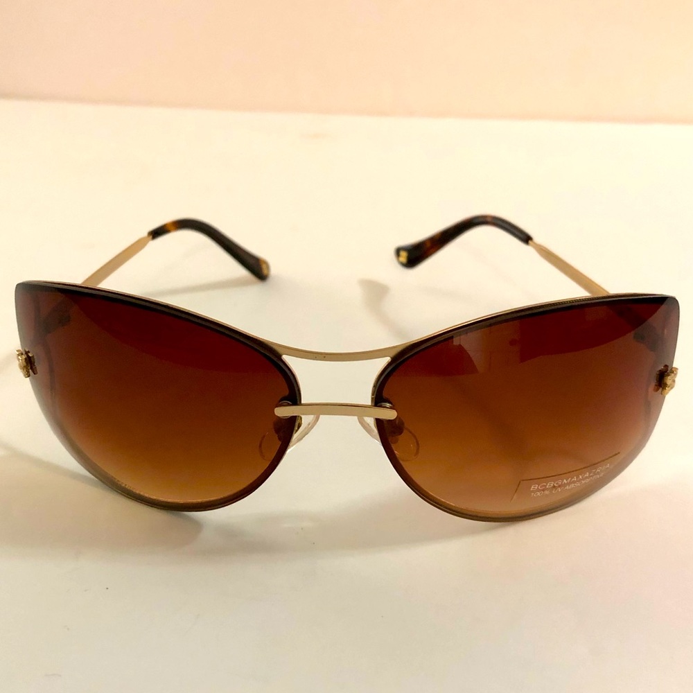 BCBG MaxAzria Metal Rim Sunglasses, NWOT